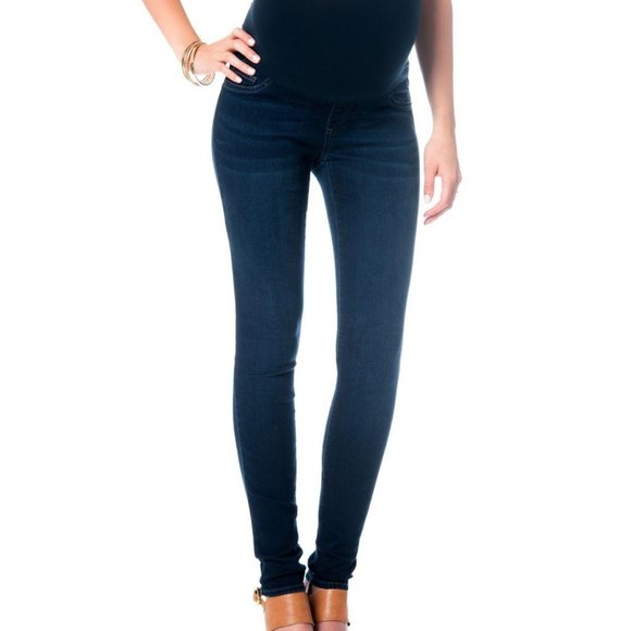 LUXE ESSENTIALS maternity jeggings full panel - Picture 1 of 5